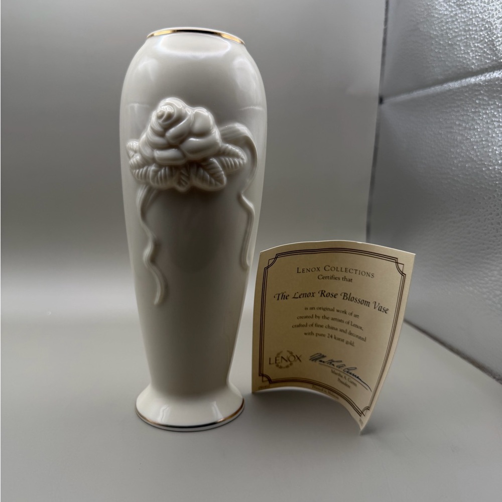 Lenox Rose Blossom Vase